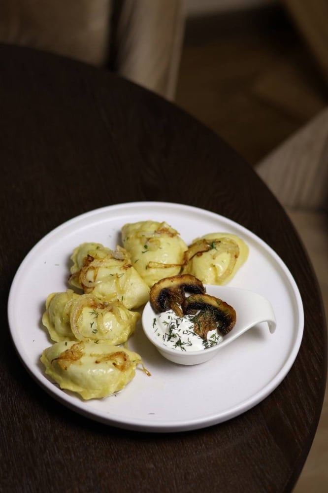 Вареники з картоплею та грибами