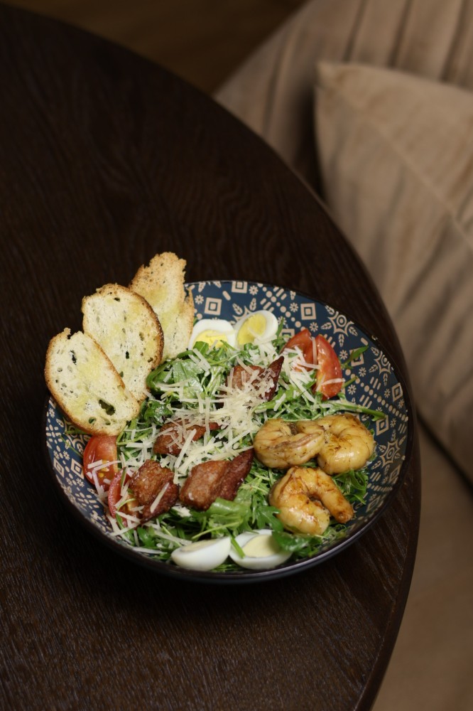 "Цезар" з креветкою