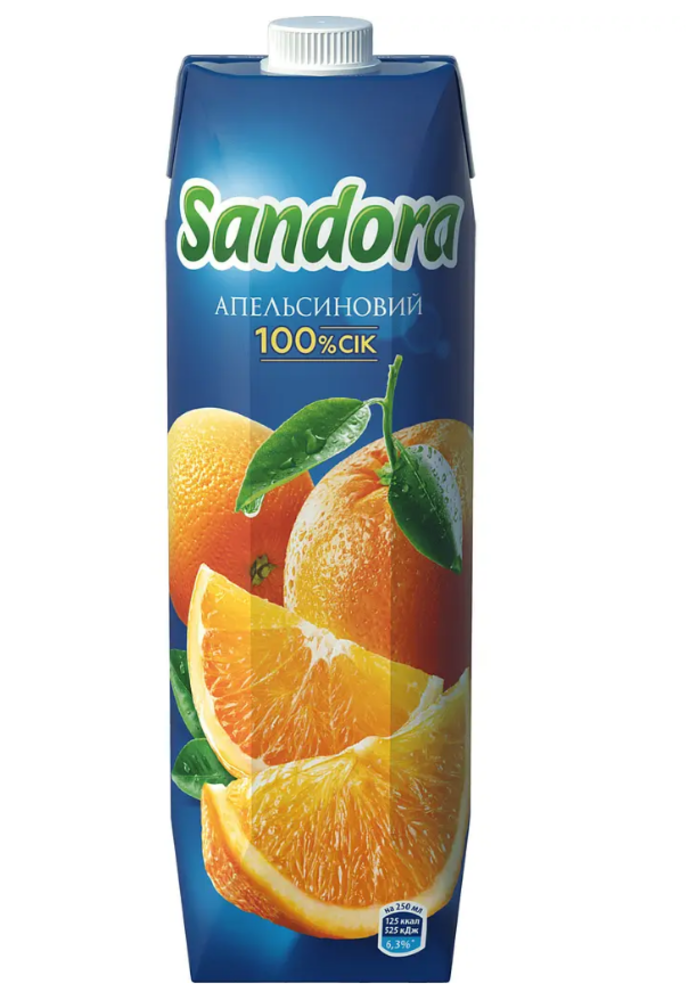 Сік Sandora апельсиновий 250ml