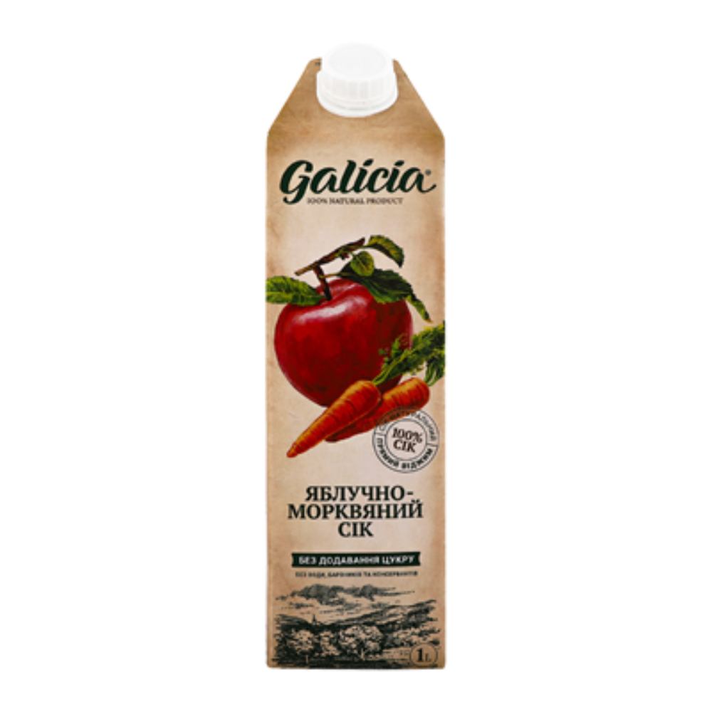Galicia яблучно-морквяний 250ml