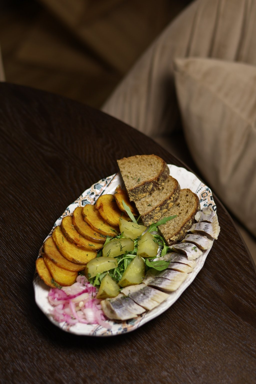 Оселедець з картоплею