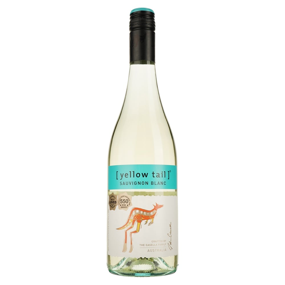 Вино Yellow Tail Sauvignon Blanc, біле, напівсухе, 125ml