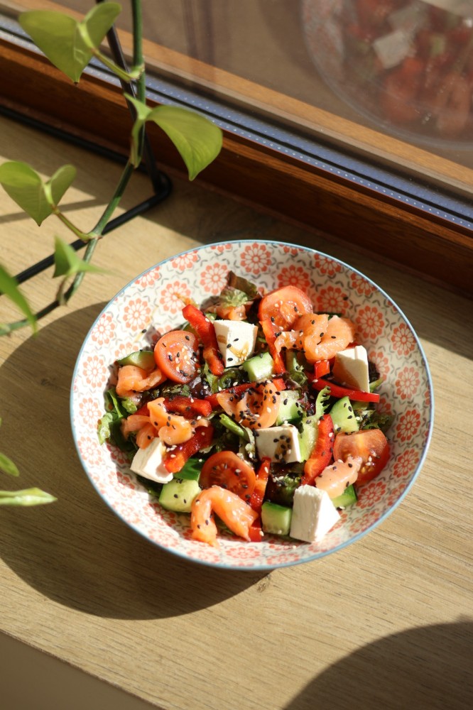 "Середземноморський" з лососем