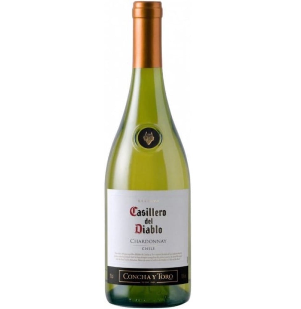 Вино Casillero del Diablo Chardonnay, біле сухе 125ml