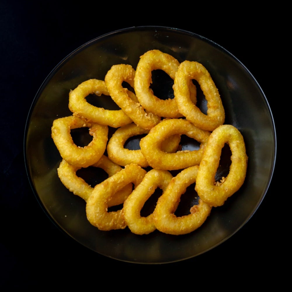 Кільця кальмара темпура