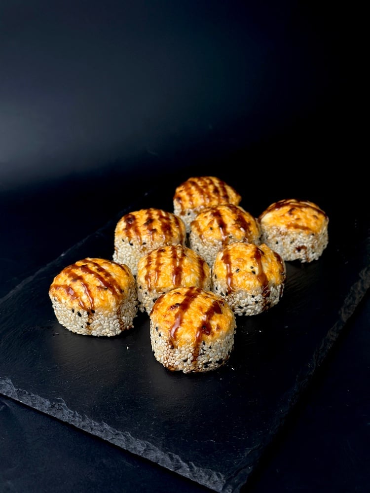 Запечений смажений лосось в кунжуті ( 400г ) Гаряча ціна🔥