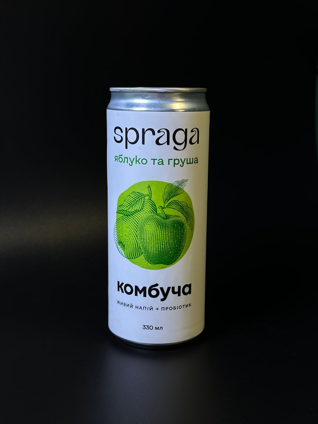 Комбуча яблуко та груша (330ml)