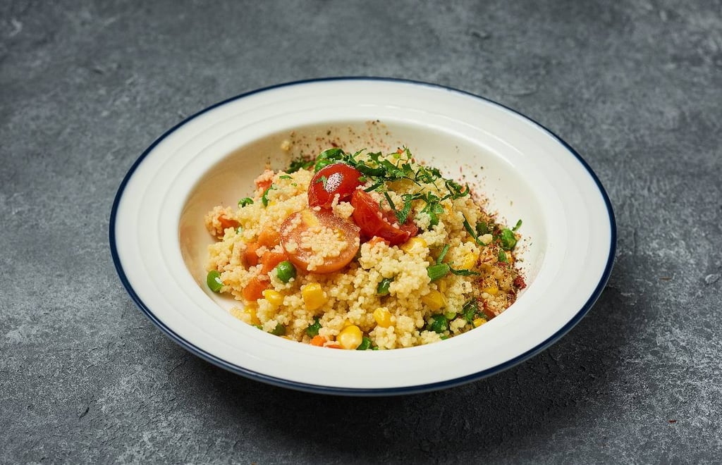 Кус-кус з обсмаженими овочами