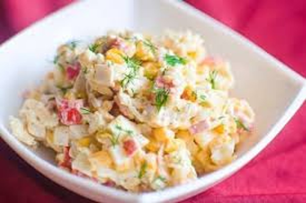Салат з крабовими палочками 100 гр.
