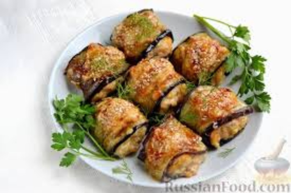 Рулети з баклажана 
