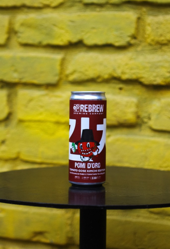 Пиво Rebrew Pomi Doro tomato hose kimchi edition 0.33л