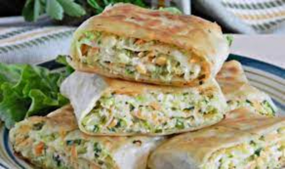 Лаваш з сиром та зеленню  /200 г/