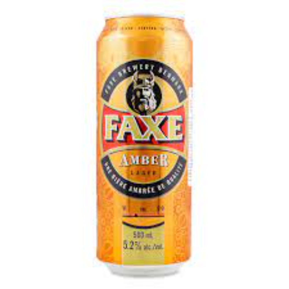 Пиво Faxe Amber 0,5л ж/б