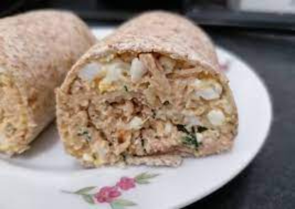 Рол з овочами тунцем і яйцем /250 г/