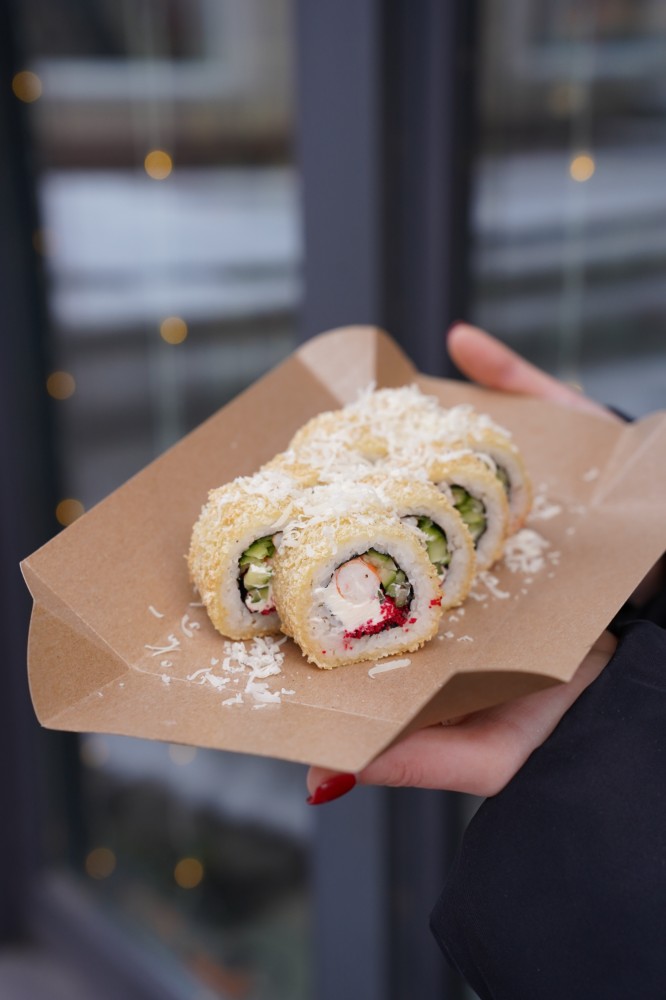 Смажений з креветкой