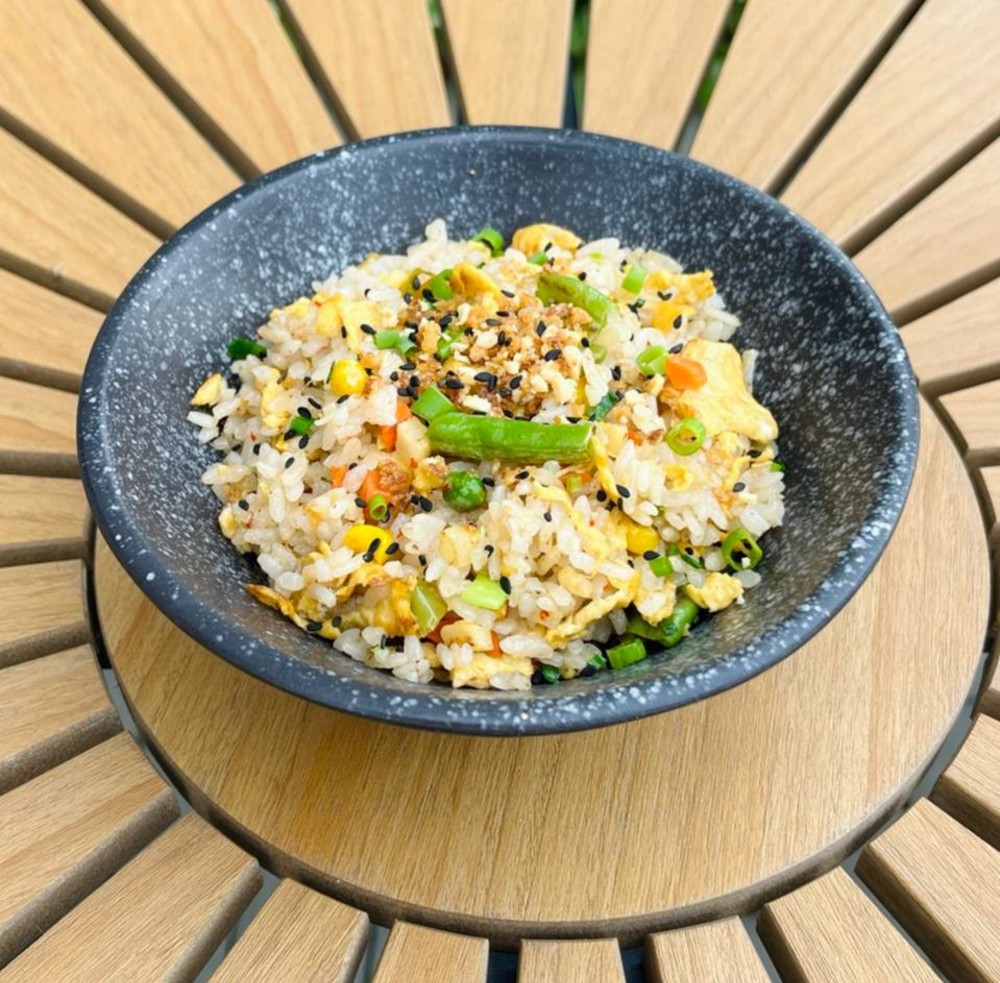 Рис з овочами та куркою