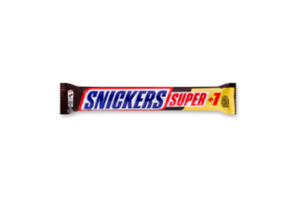 Батончик з арах Super+1 Snickers 3х37.5г