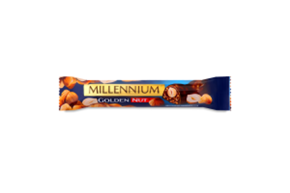 Шоколад молочн Golden Nut Millennium 40г