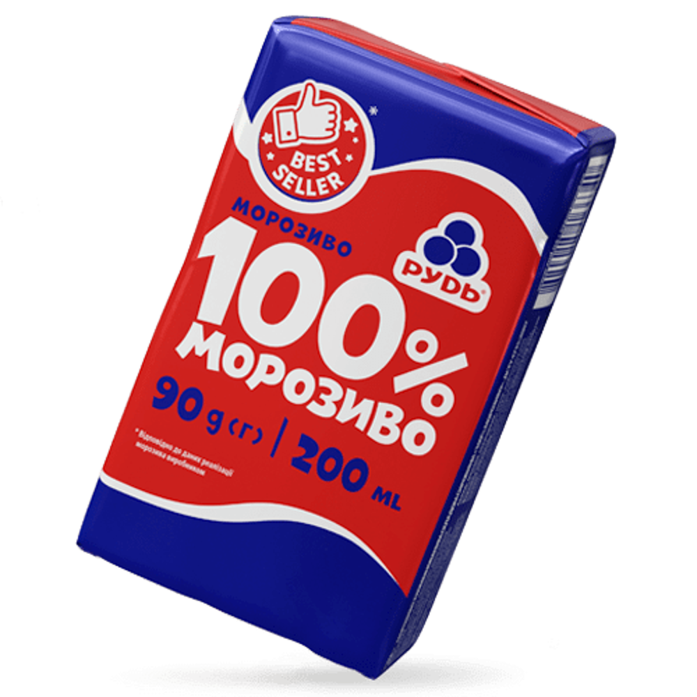 Брикет "100% МОРОЗИВО"
