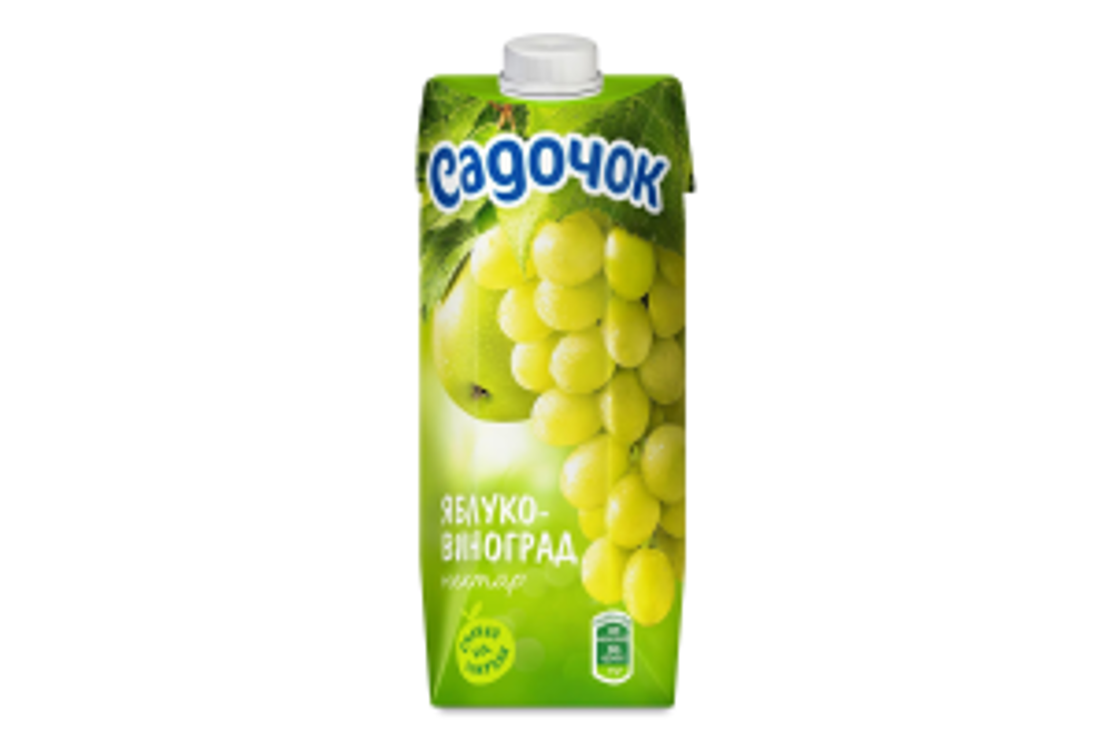 Нектар осв Яблуко-Виноград Садочок 500мл