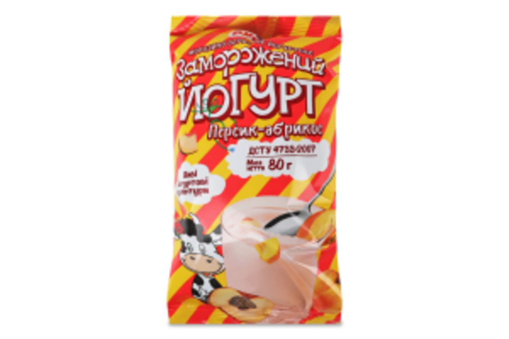 Ст ваф Заморожений йогурт персик абрикос 80г/30