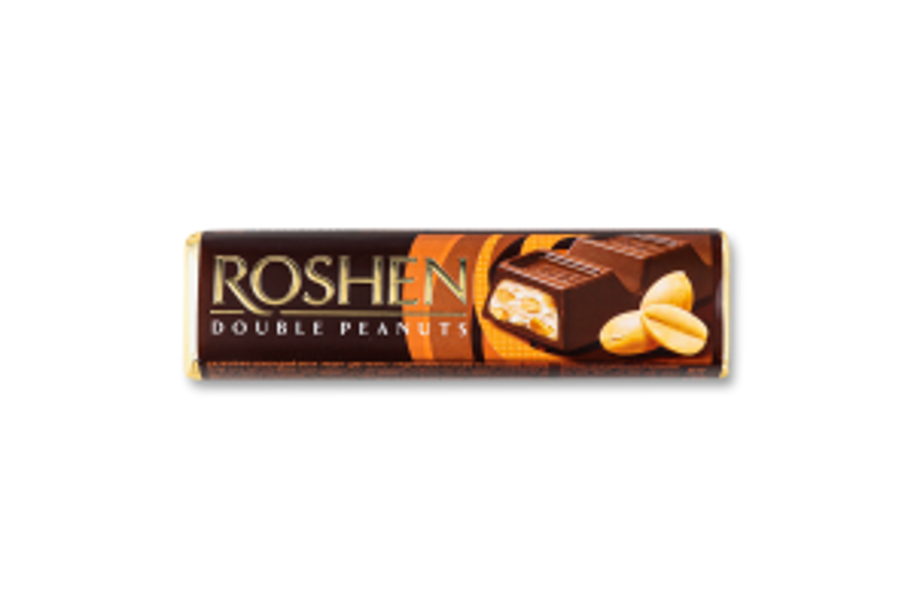 Батон мол-шок арах Doub pean Roshen 39г