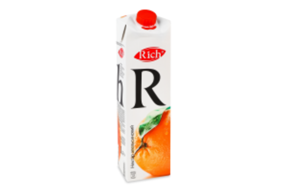 Нектар з м'якоттю апельсиновий Rich 1л