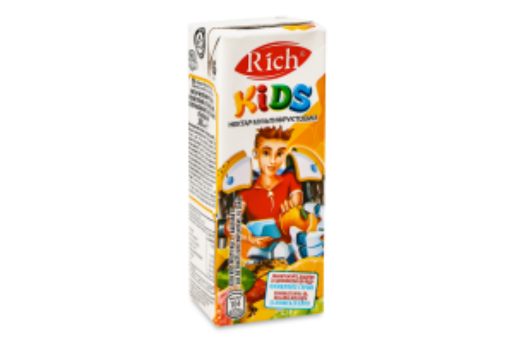 Нектар мультифрукт Rich Kids т/п 200мл