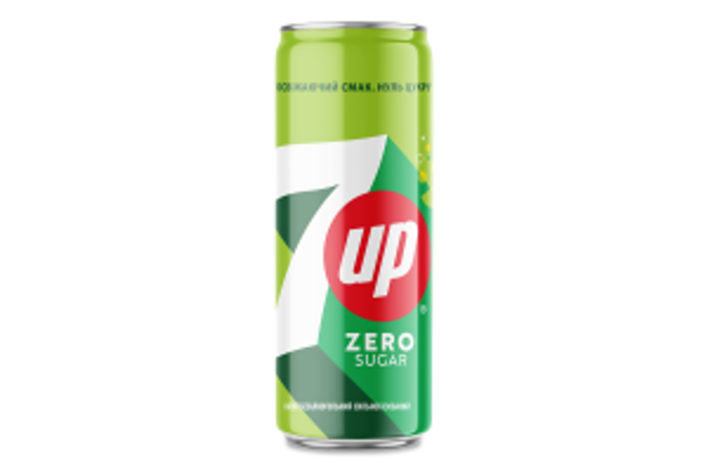 Напій б/а с/газ Zero Sugar 7UP 330мл