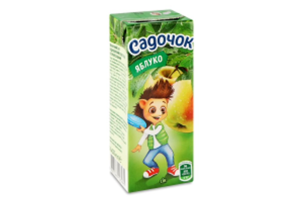 Сік освітлений Яблуко Садочок 200мл