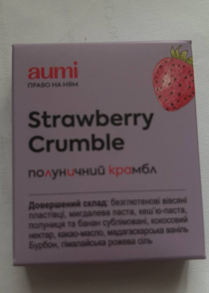 Крамбл снеки в асортимені