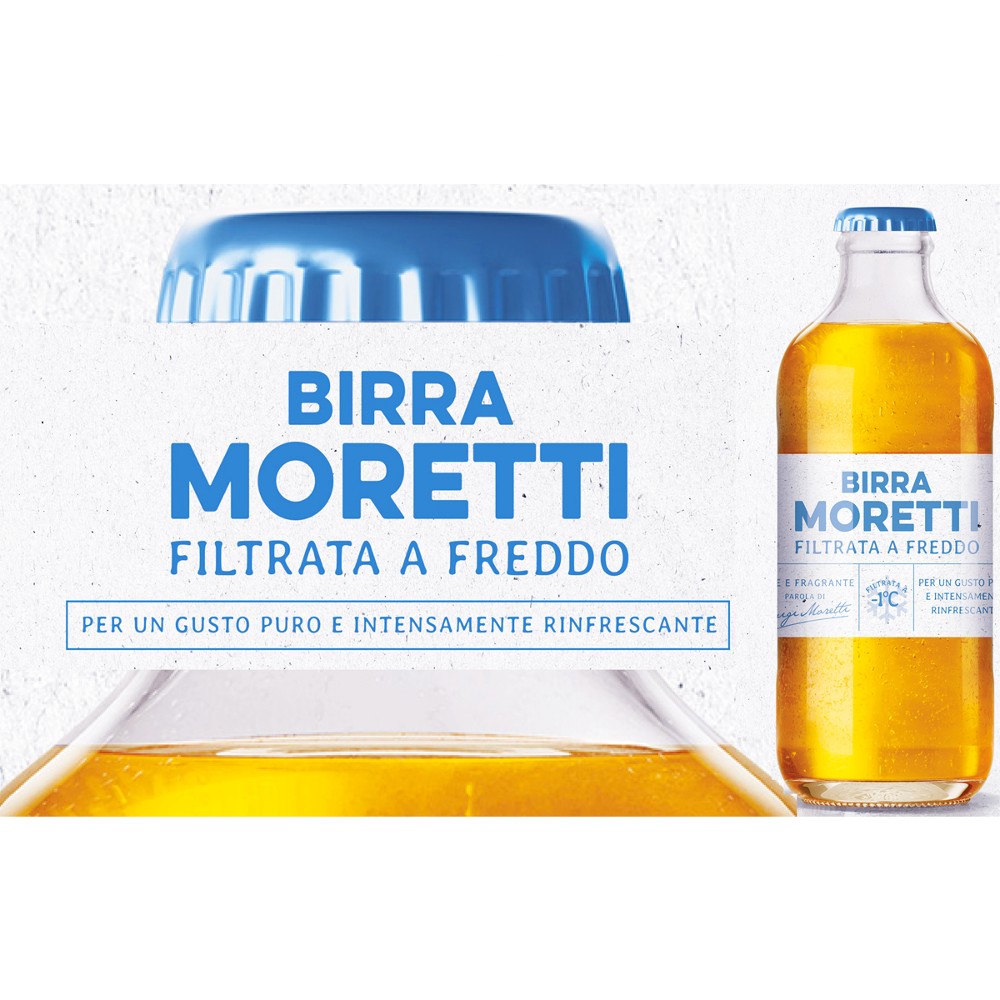 Birra Moretti Filtrata a Freddo