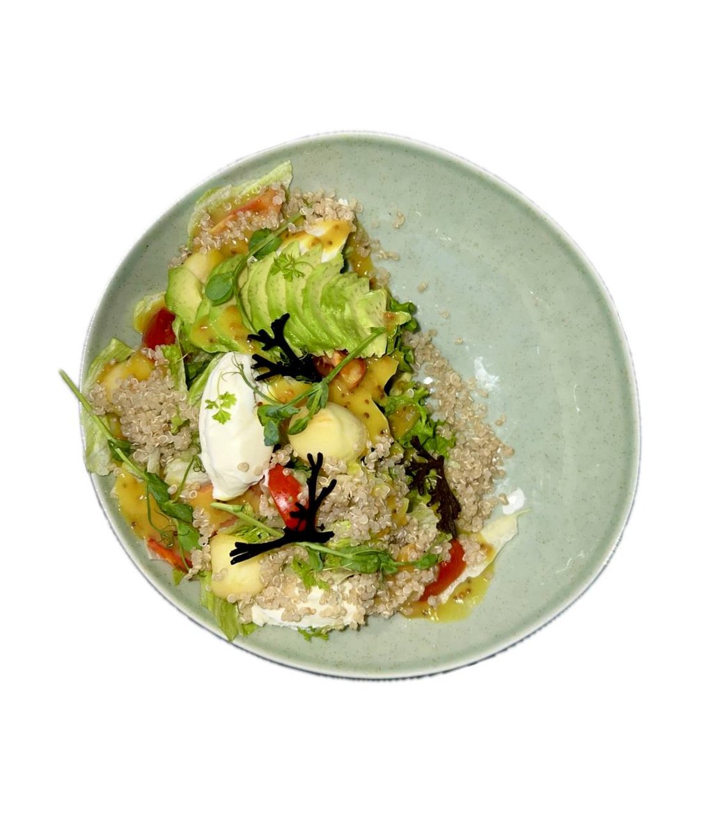 Салат з крем сиром та кіноа (Salad with cream cheese and quinoa)