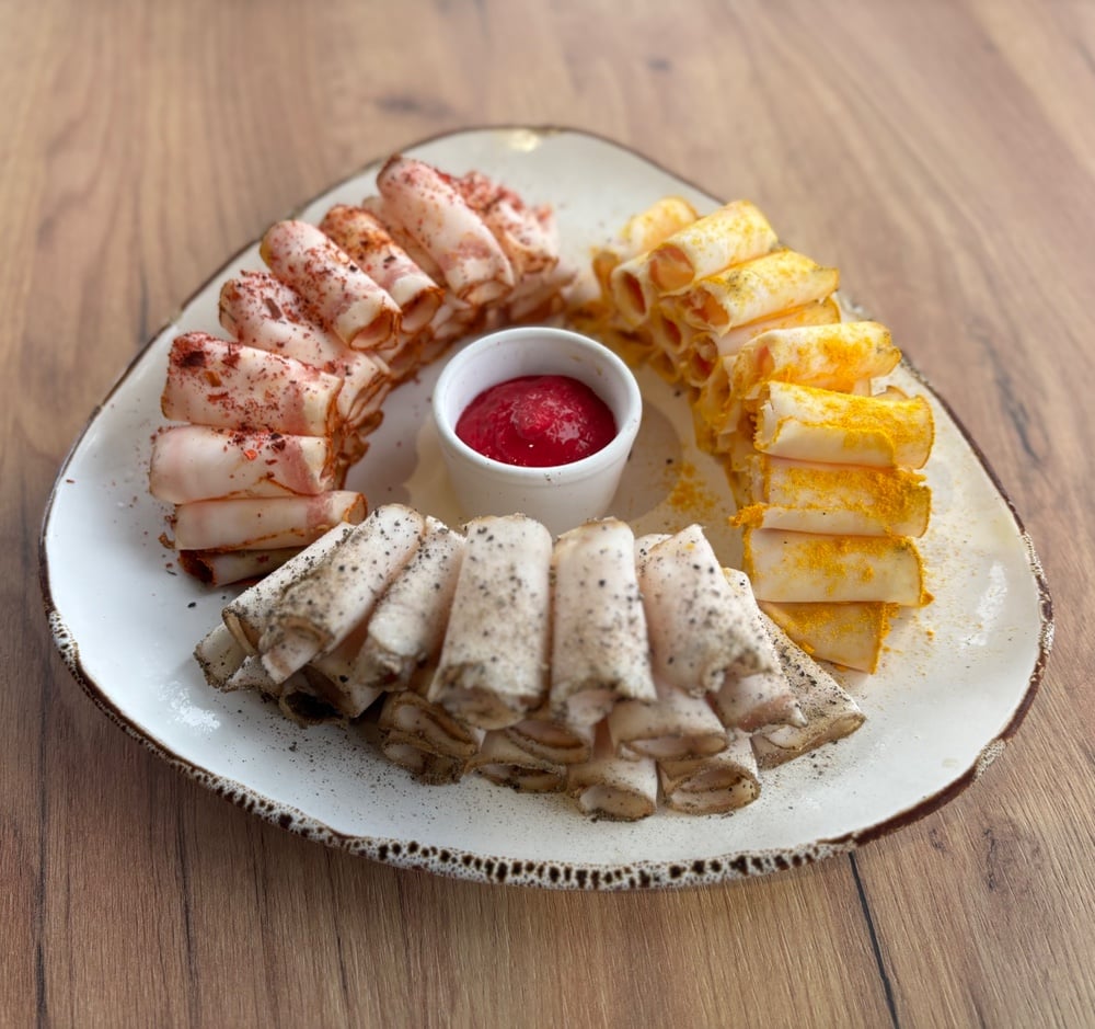 Тарілка сала в спеціях з хроном, 250/40г