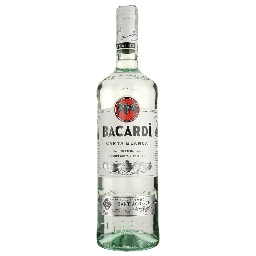 Ром Bacardi Carta Blanca, 50 мл