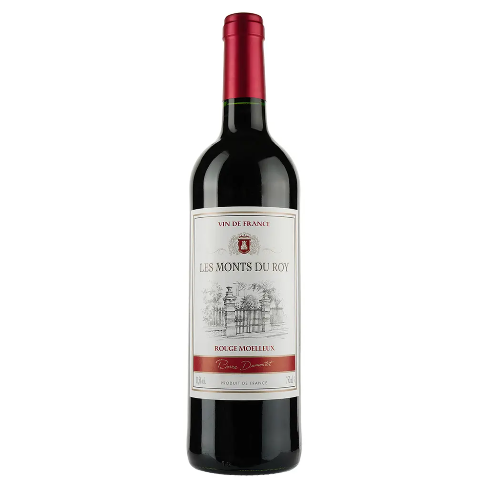 Вино Les Monts du Roy Pierre Dumontet Rouge Moelleux червоне напівсолодке, пляшка 0,75