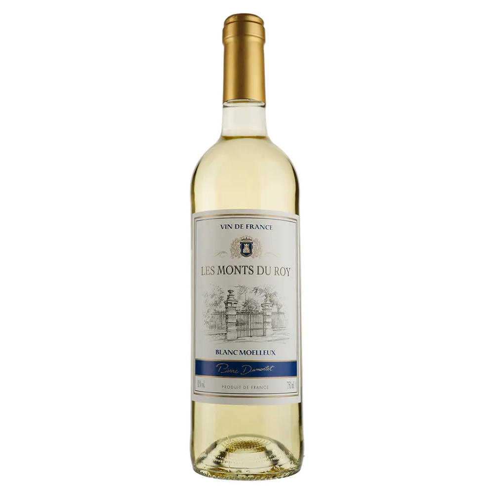 Вино Les Monts du Roy Pierre Dumontet Rouge Moelleux біле напівсолодке, пляшка 0,75