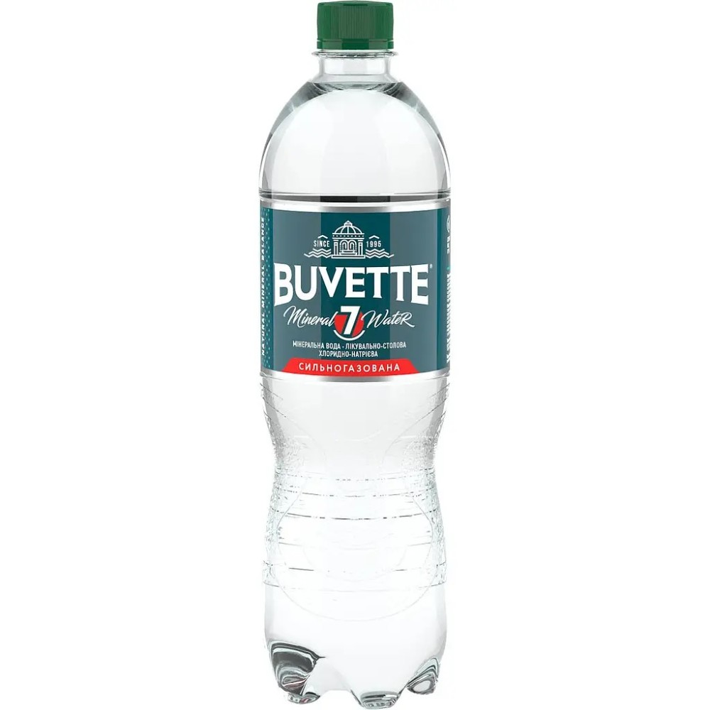 Вода мінеральна Buvette №7 сильногаз., 1,5л