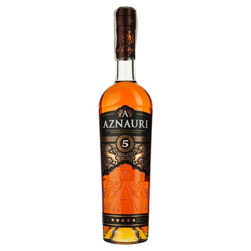 Коньяк AZNAURI 5*, пляшка 0,5 л