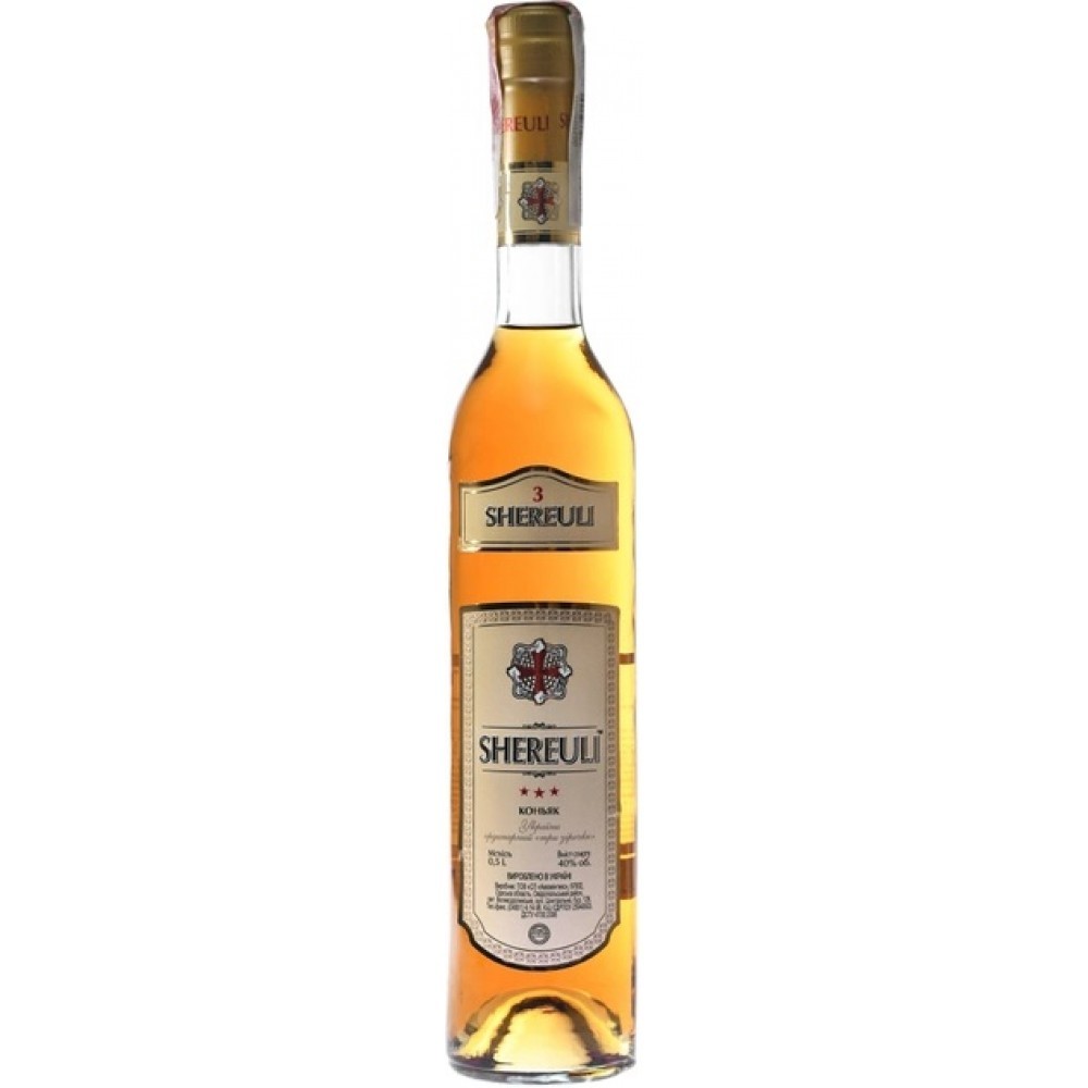 Коньяк Шереулі ординарний 3* 50гр
