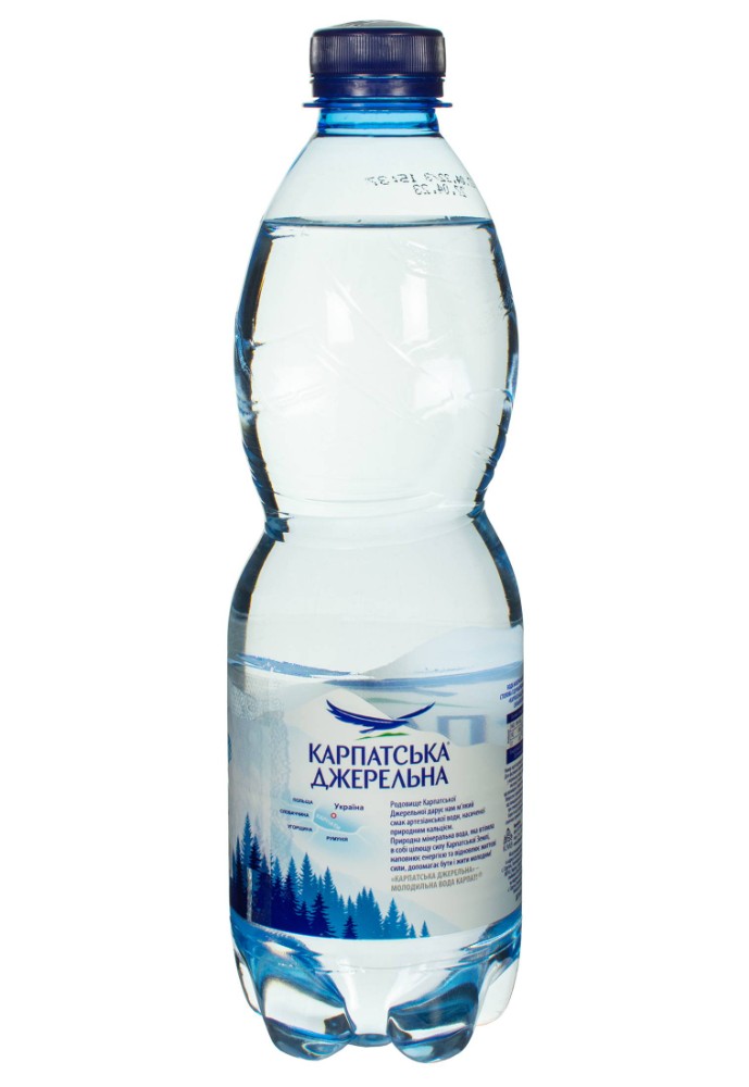 Карпатська джерельна сильногазована 0,5