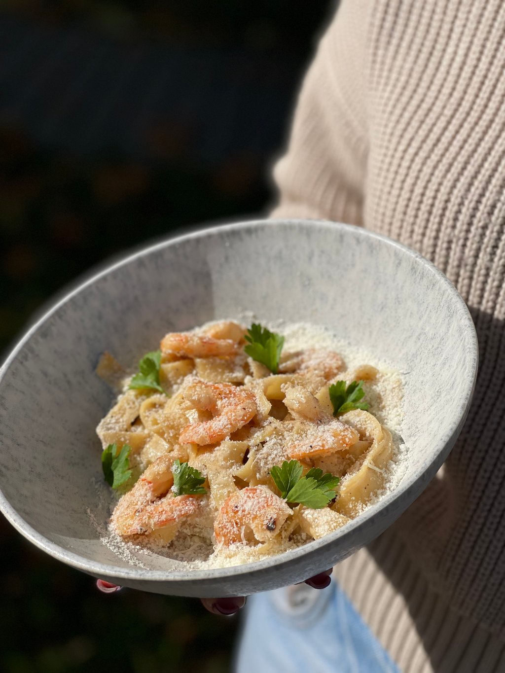 Паста з креветками