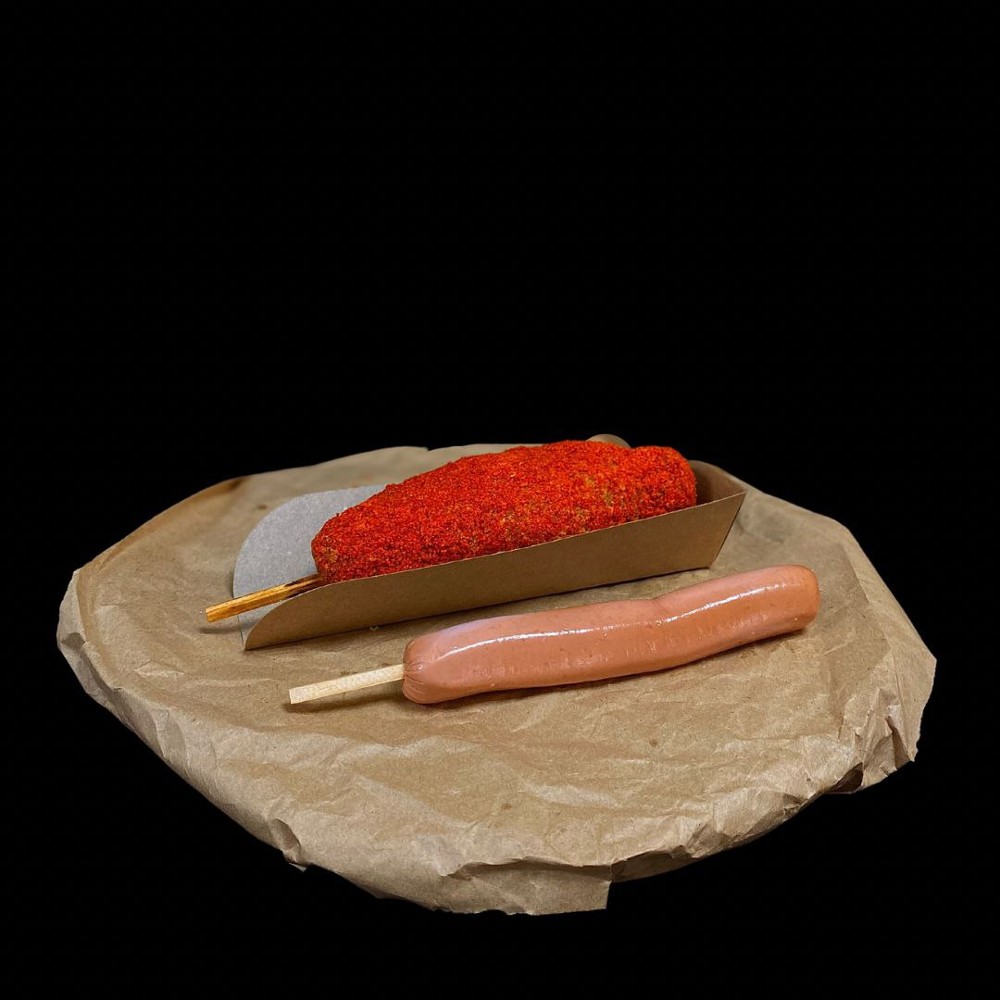 корндог снек паприка (сосиска)