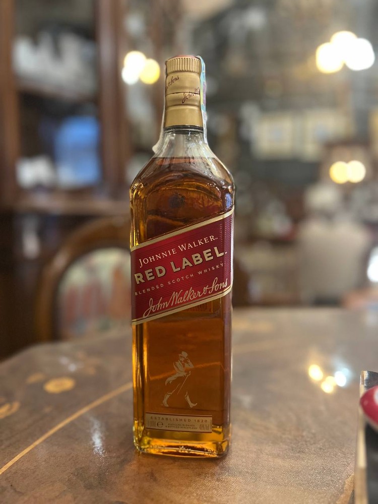 Віскі Johnnie Walker Red label Blended Scotch Whisky 50 мл