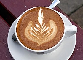 Лате з безлактозним молоком