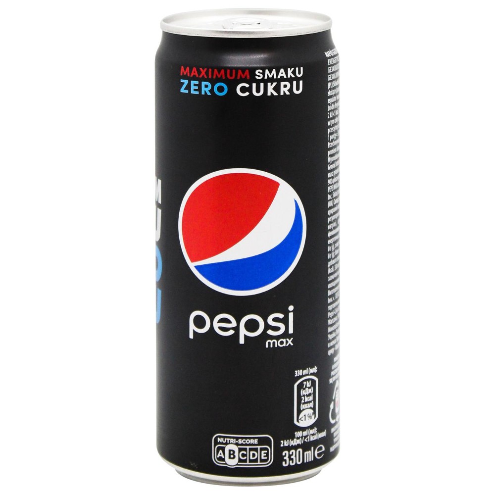 Pepsi 0.33 л. З/Б БЕЗ ЦУКРУ