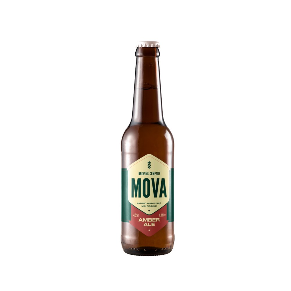 Пиво MOVA Amber Ale, 330мл.
