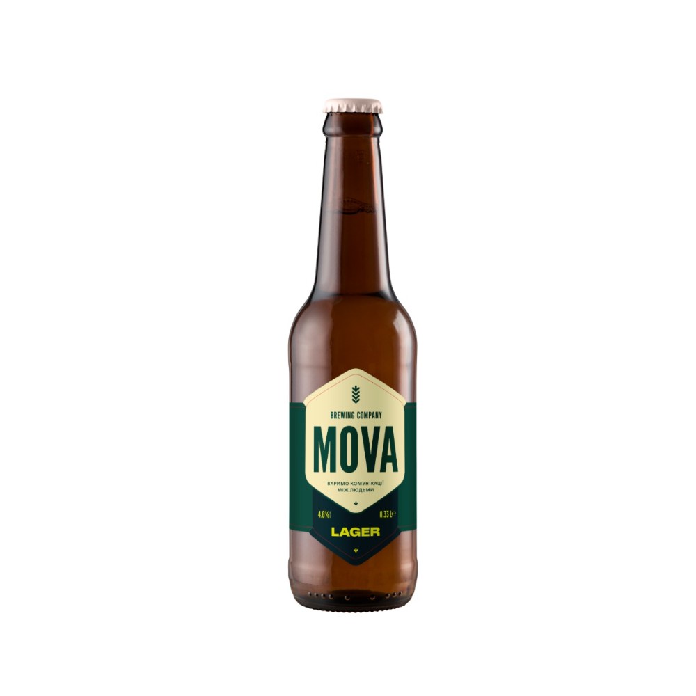 Пиво MOVA Lager, 330мл.