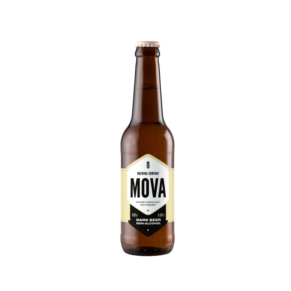 Пиво MOVA Non - Alcohol Dark, 330мл.