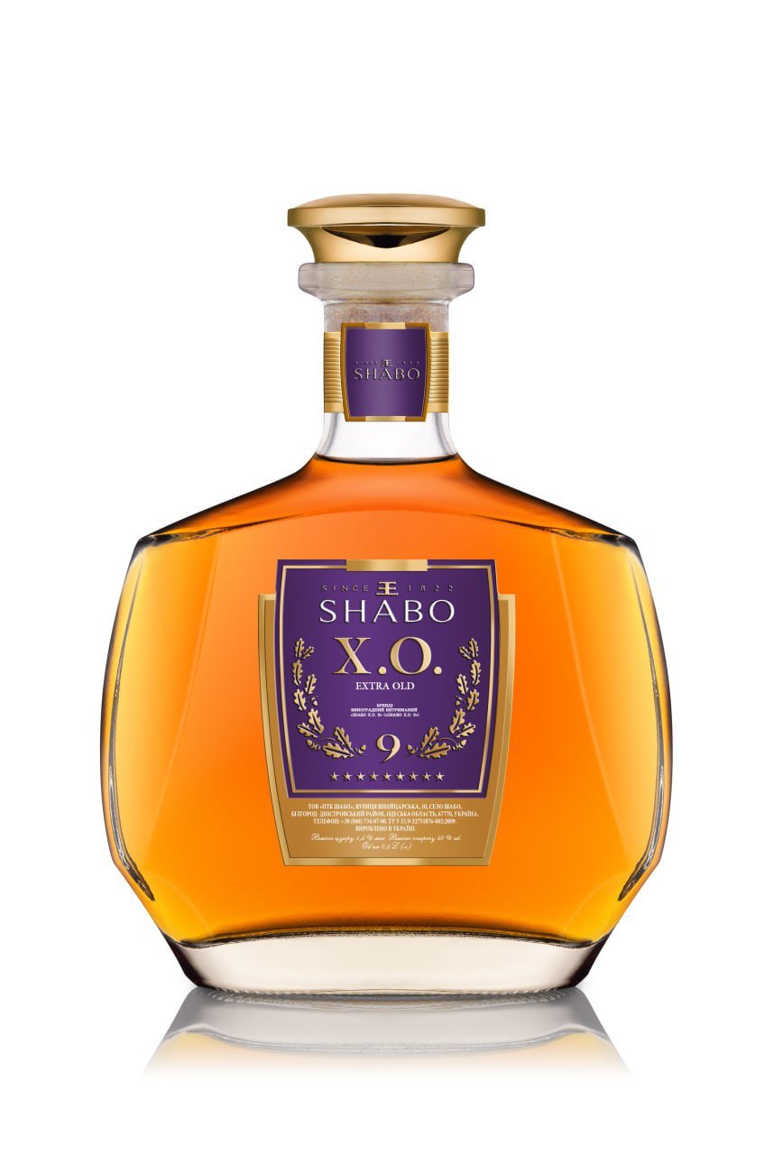 Бренді SHABO XO 9* 50ml